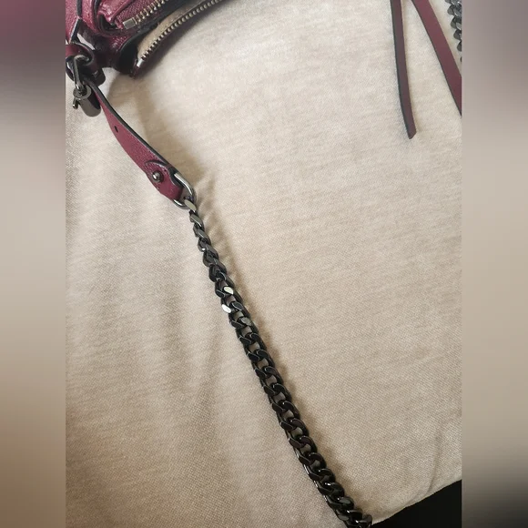 Rebecca Minkoff • Edie Chevron Leather Top-Zip Crossbody - Picture 2 of 5